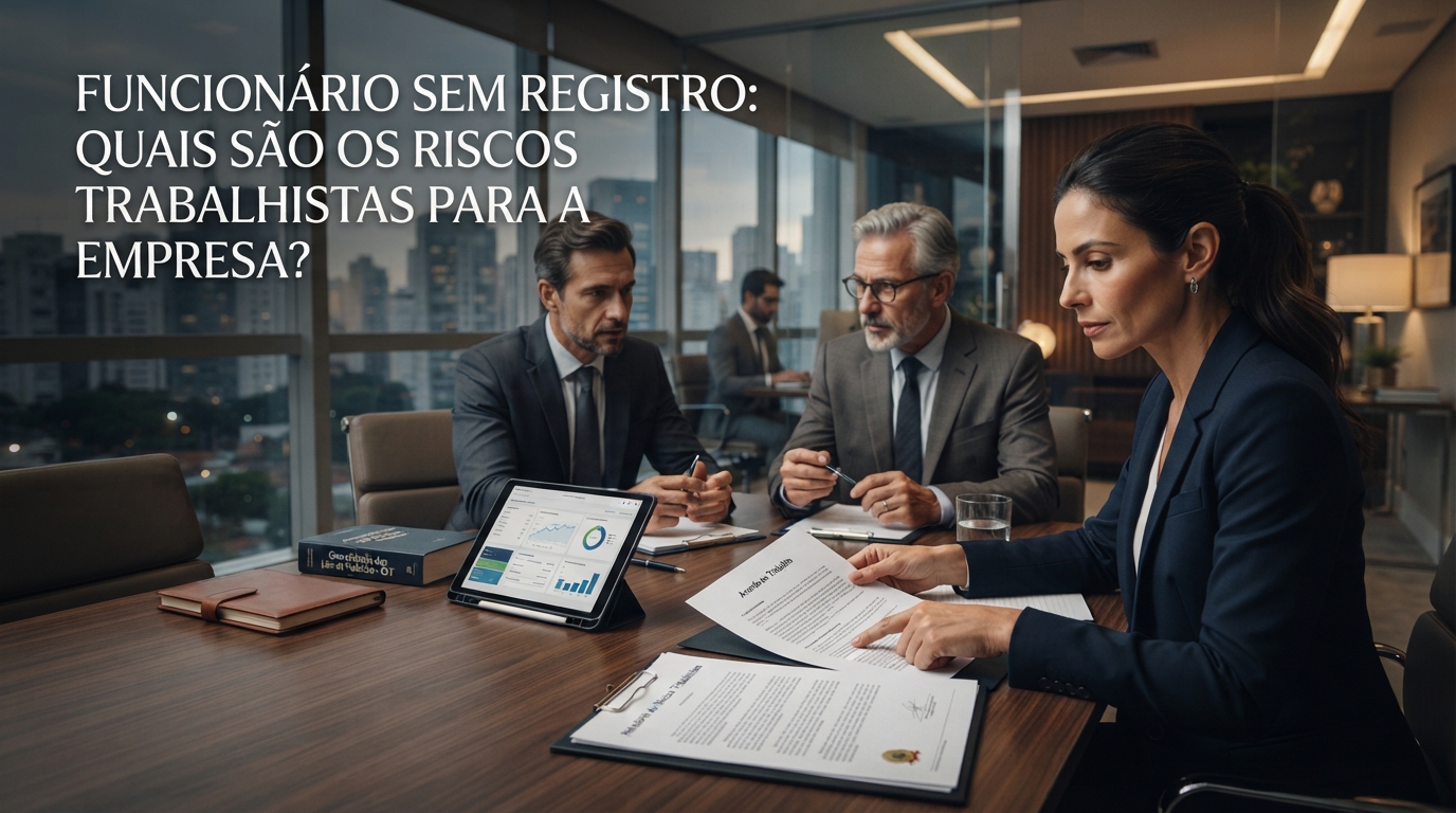 Funcionário sem registro: quais são os riscos trabalhistas para a empresa? - Cezar & Cezar Advocacia Empresarial Preventiva em Brasília | 30+ Anos de Experiência