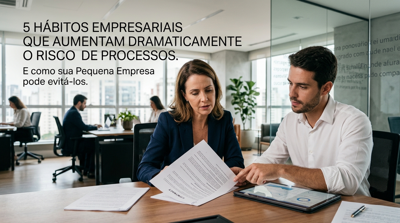 5 hábitos empresariais que aumentam absurdamente o risco de processo - Cezar & Cezar Advocacia Empresarial Preventiva em Brasília | 30+ Anos de Experiência