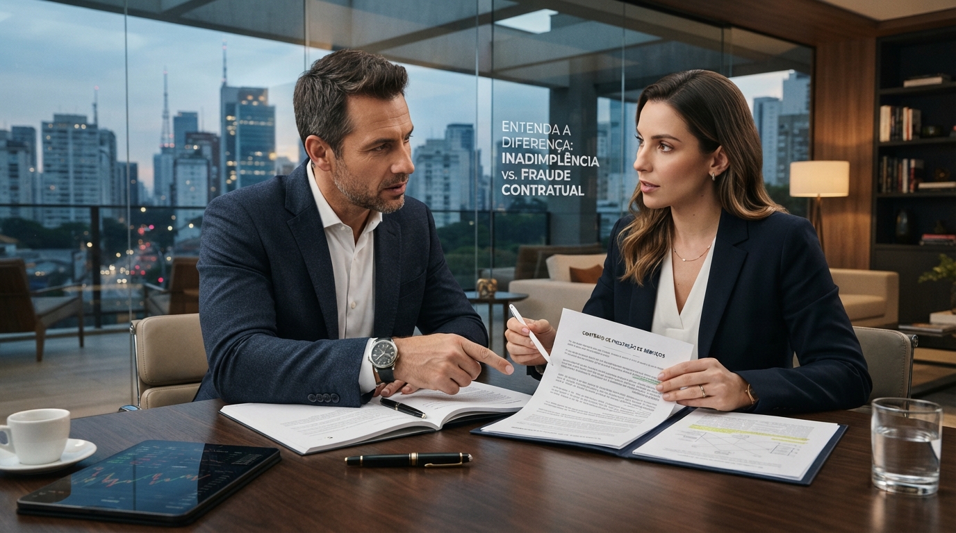 Inadimplência e Fraude Contratual: Entenda as Diferenças e Proteja sua Empresa - Cezar & Cezar Advocacia Empresarial Preventiva em Brasília | 30+ Anos de Experiência