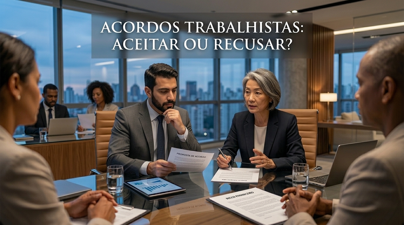 Acordo trabalhista: quando vale a pena aceitar e quando recusar sem prejuízo financeiro - Cezar & Cezar Advocacia Empresarial Preventiva em Brasília | 30+ Anos de Experiência
